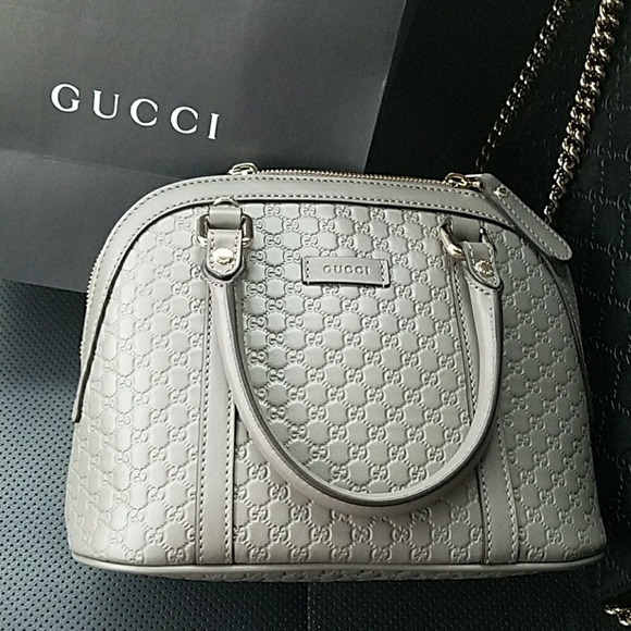 Mini dome guccisima gray - Picture 2 of 8